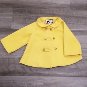 Janie and Jack Yellow Coat